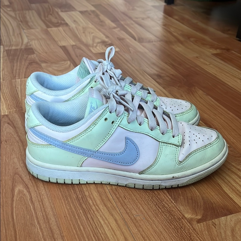 Nike Mint and Purple Sneakers